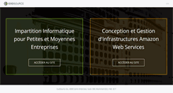 Desktop Screenshot of exosource.com