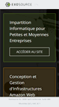 Mobile Screenshot of exosource.com